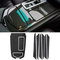 Gear Shift Door Panel Decoration for Maserati Levante 2016-2019 Ghibli 2014-2017 5D Glossy Stickers Car Interior Accessories