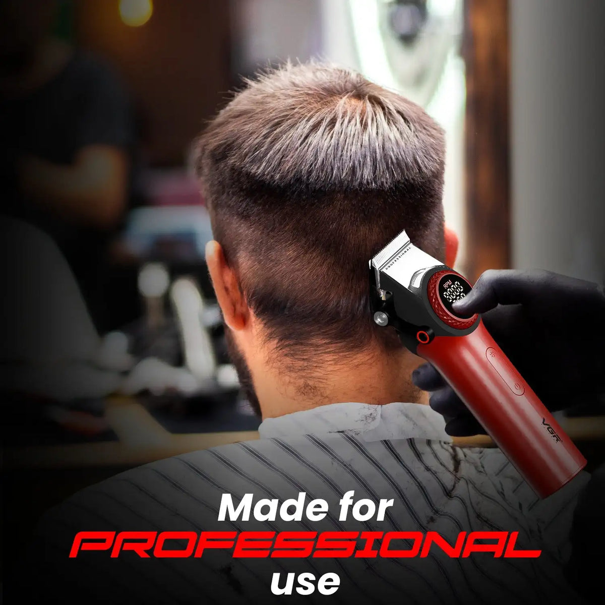 VGR Hair Trimmer Professional Shaver Razors Cordless Barber Clippers 9000 RPM Beard Trimmer Haircut Trimmer for Men V-001 V-377