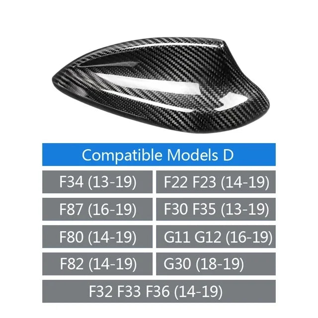 Shark Fin Fish Fin Antenna Cover for BMW F10 F11 F22 F30 F34 F80 F87 F32 F36 F82 F01 G11 G20 G12 G30 M5 2 3 4 5 7 M2 M3 M4 M5