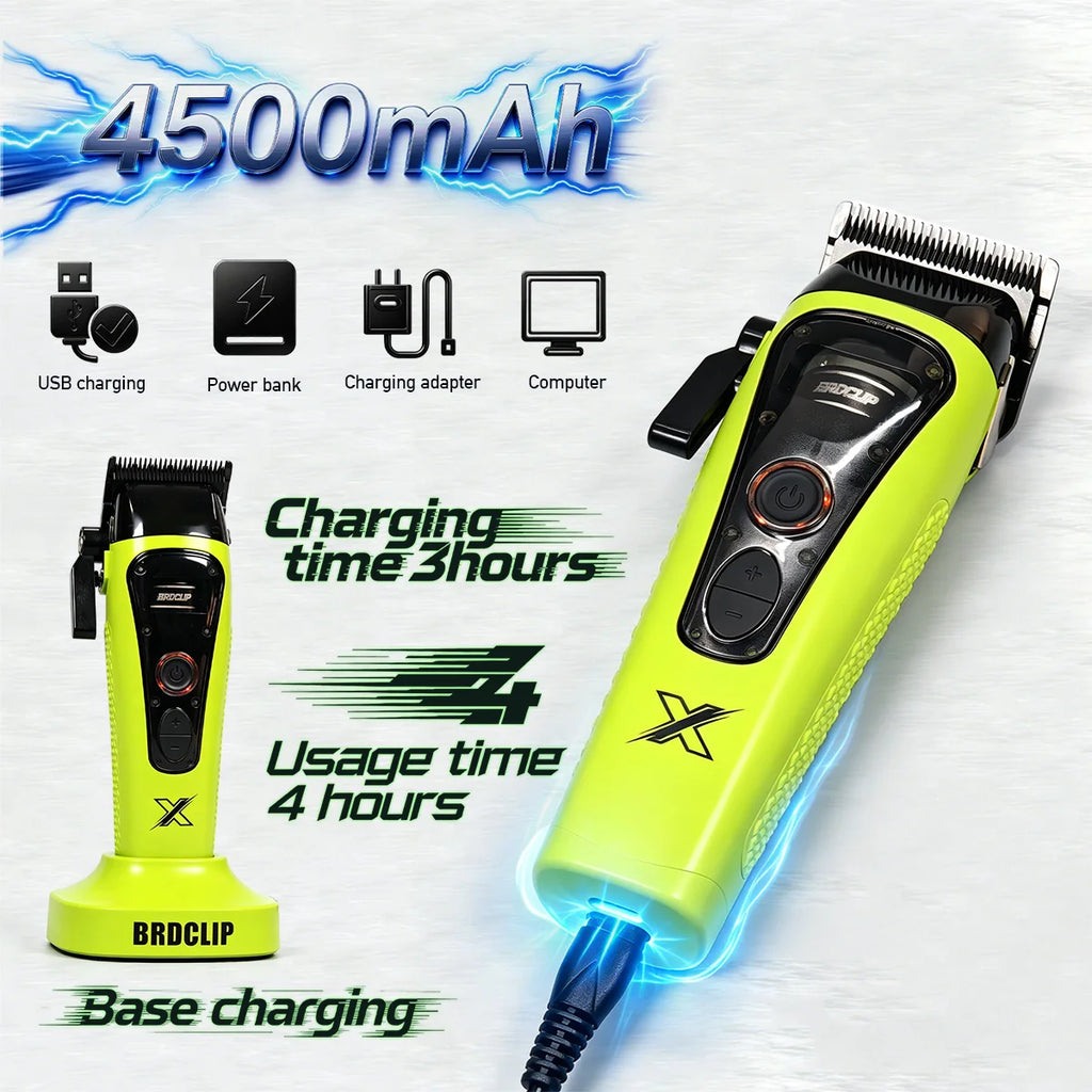 BRDCLIP Professional External Rotor R1 7000-7500-8000RPM Hair Clipper Barber Kit Brushless Motor DK Trimmer Shaver 609 10000RPM