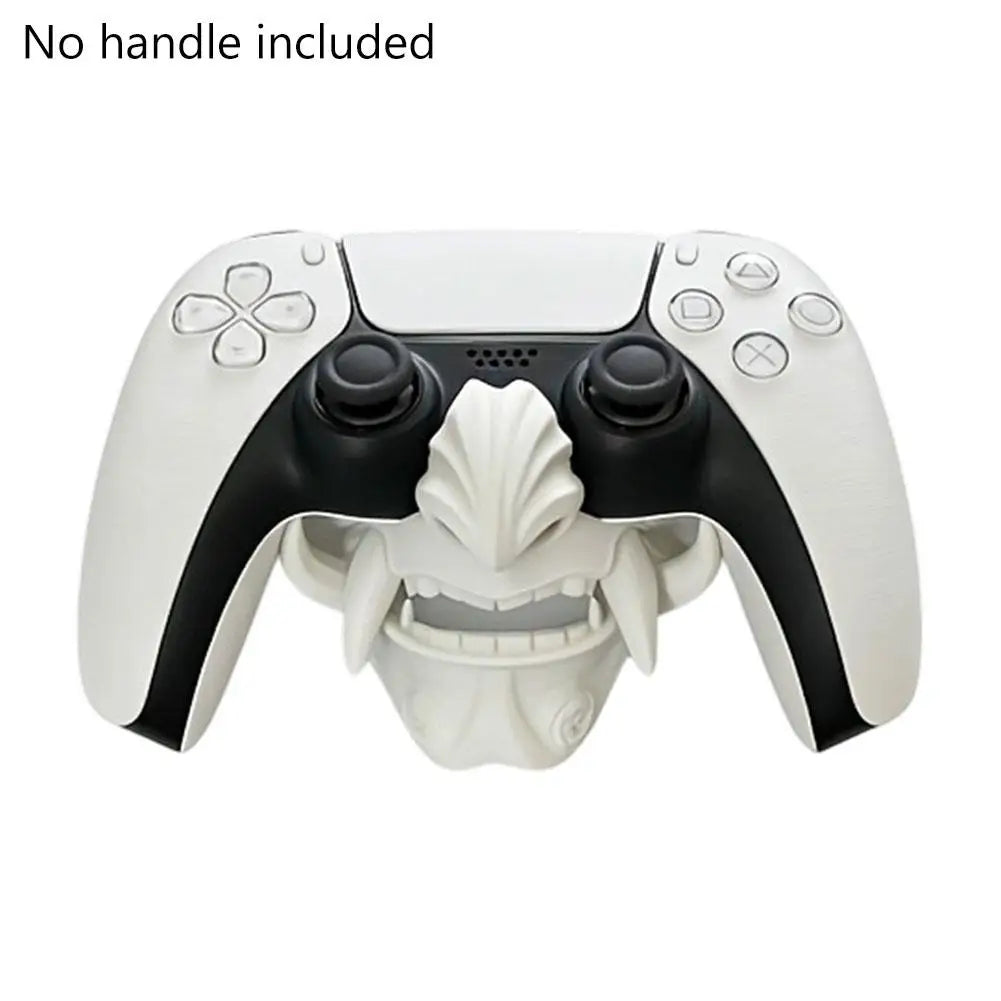 3D Printing Game Controller Base For PS5 Samurai Ghost Mask Handle Bracket Desktop Display Stand Game Console ComputerDecoration