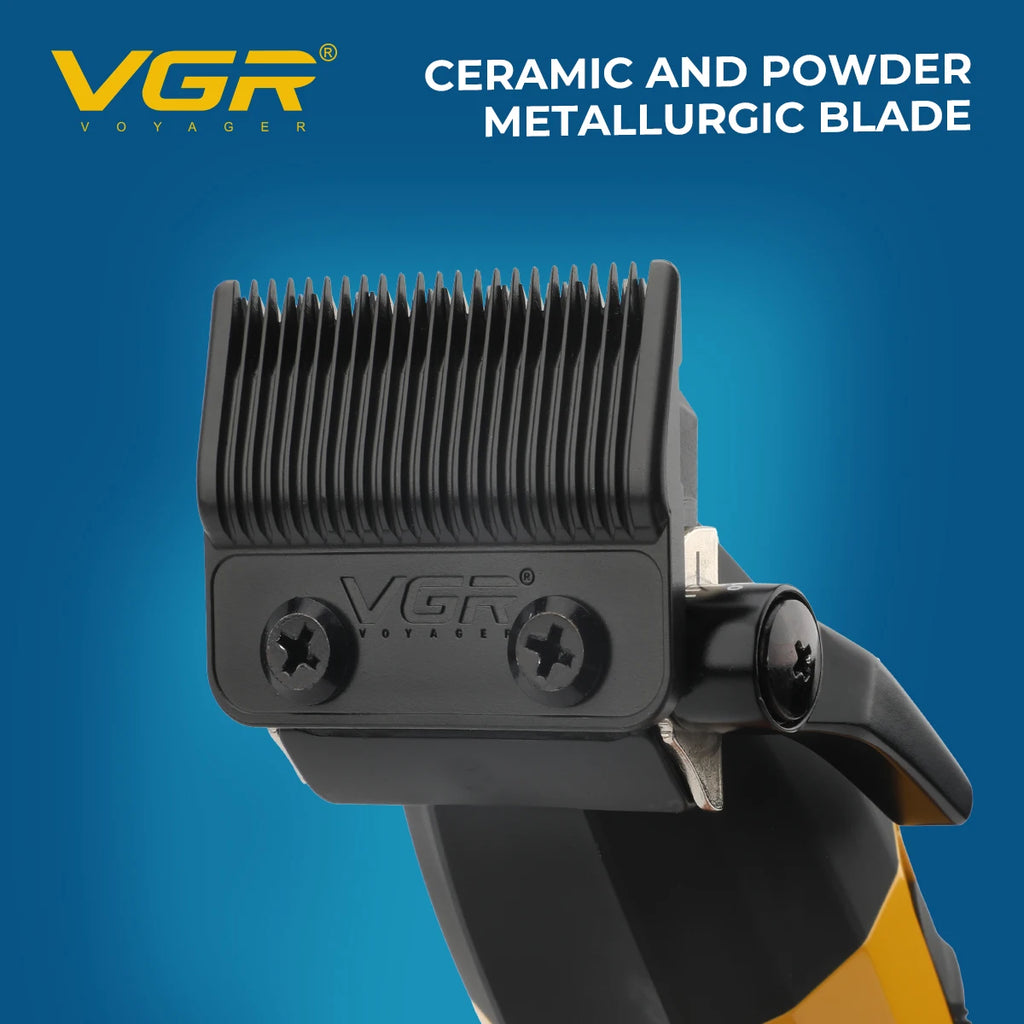 VGR Hair Trimmer Adjustable Hair Clippers Cordless Haircut Machine Barber Combo Digital Display Trimmer for Men V-285C V-285T