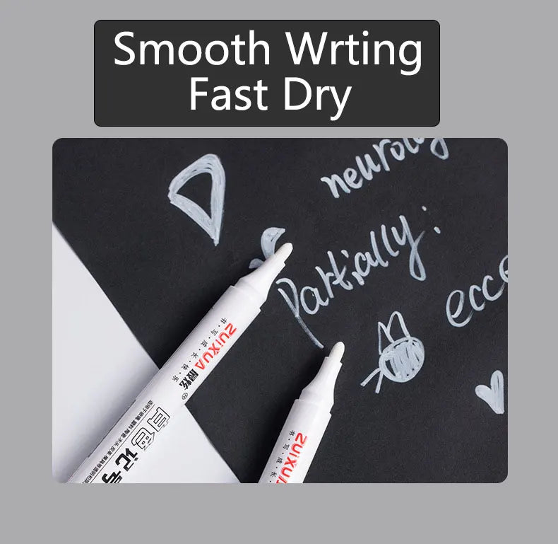 1/3/5 Pcs White Marker Pens set