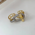 Exquisite Heart U-shaped Buckle Steel Wire Design Bracelet Necklace Fashion Party Daily Jewelry