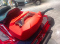 29L Watercraft Auxiliary Spare Fuel Tank Quick‑Connect Outlet Snap‑On External Oil Storage Container For Jet Ski