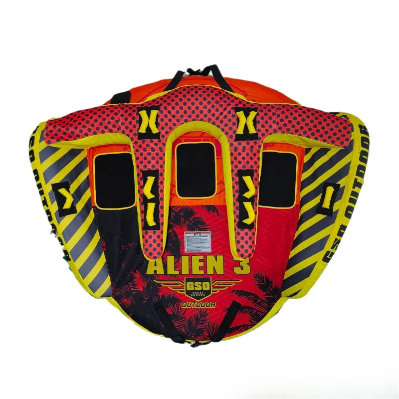 Ultra-Low Price Inflatable Multi-Person Backrest Water Towing Boat Hot 2-3-4 Towing Hovercraft