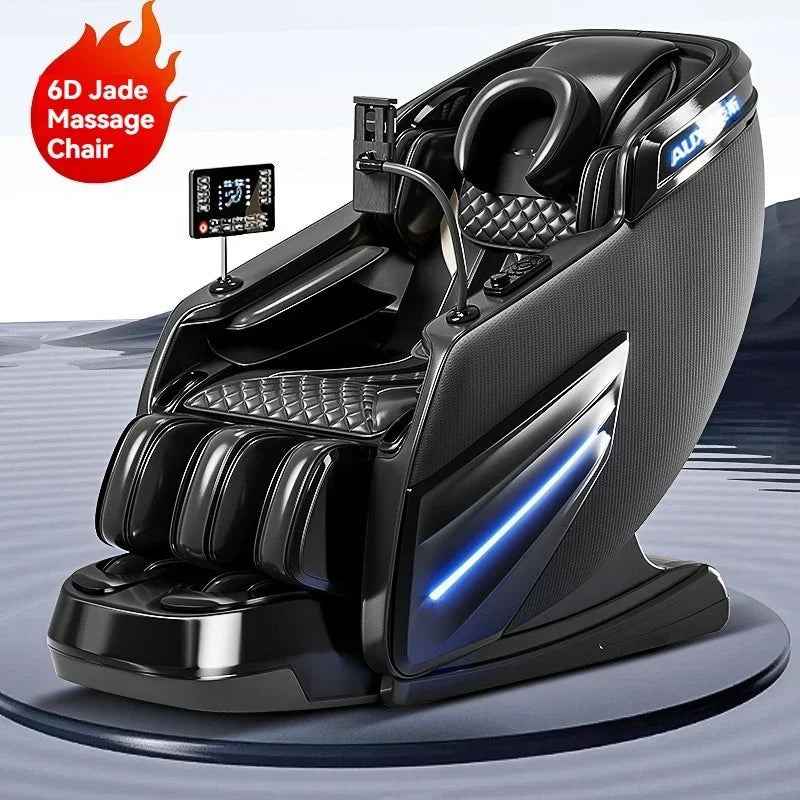 6D AUTO Massage Chair Full Body Massage Zero Gravity Relaxation Recliner with SL-Track Bluetooth Speaker and Heating Function