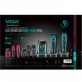 VGR Hair Clipper Professional Clippers 9000 RPM Hair Trimmers Vector Motor Hair Clippers Charging Base Clipper for Men 035 S3