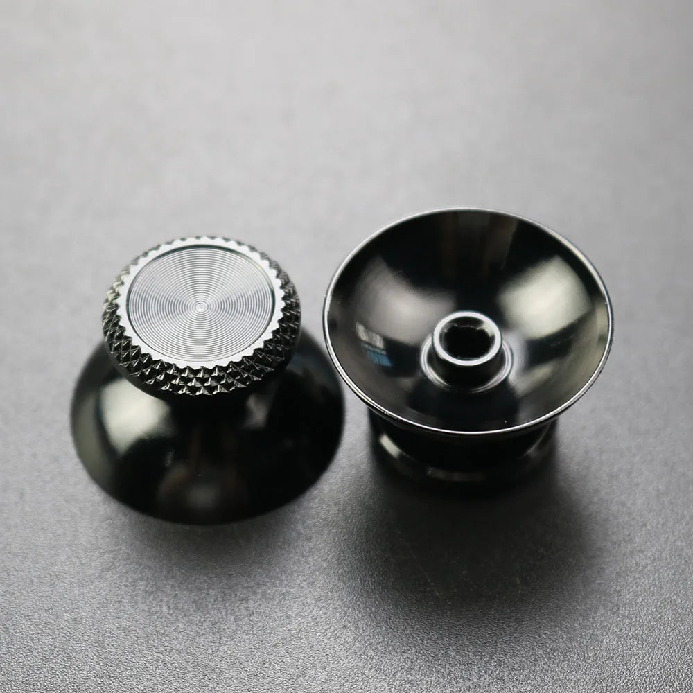 YUXI 2PCS Metal Analog Joystick Thumb Stick Grip Cap Replacement Parts for PS5 Controller Thumbstick Replacement