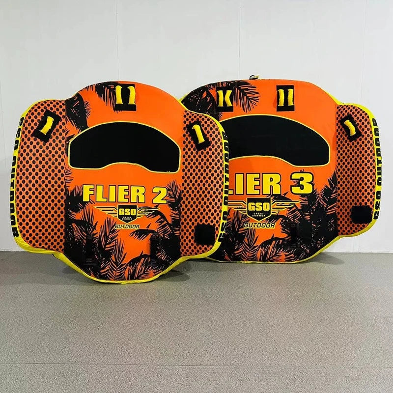 Ultra-Low Price Inflatable Multi-Person Backrest Water Towing Boat Hot 2-3-4 Towing Hovercraft