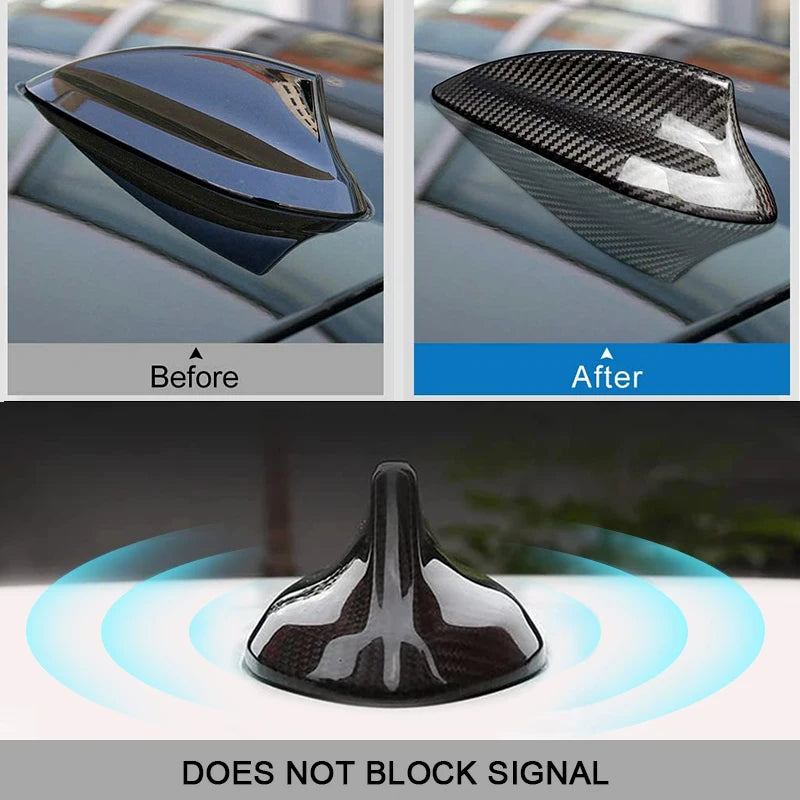 Shark Fin Fish Fin Antenna Cover for BMW F10 F11 F22 F30 F34 F80 F87 F32 F36 F82 F01 G11 G20 G12 G30 M5 2 3 4 5 7 M2 M3 M4 M5