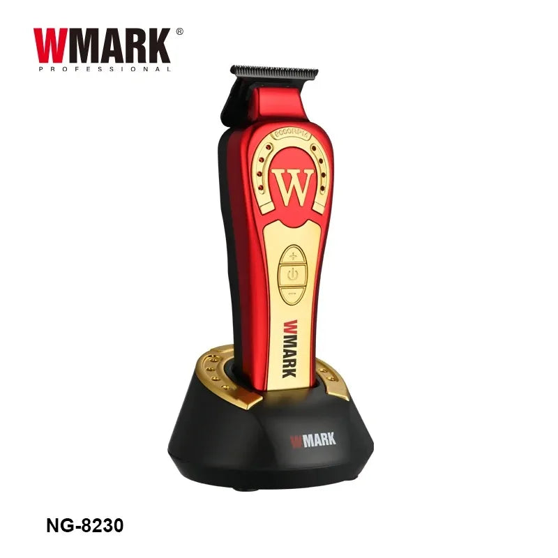 WMARK Hair Trimmer Professional Barber Clipper Cordless Hair Cutting Machine 9000 RPM Adjustable Trimmer for Men NG-8030 NG-8230