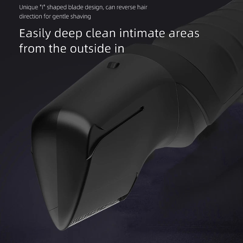 Resuxi New Men's Electric Body Hair Trimmer Multi Functional 3 in 1 Hair Clipper Shaver Set IPX5 Full Body Water Wash Clipper