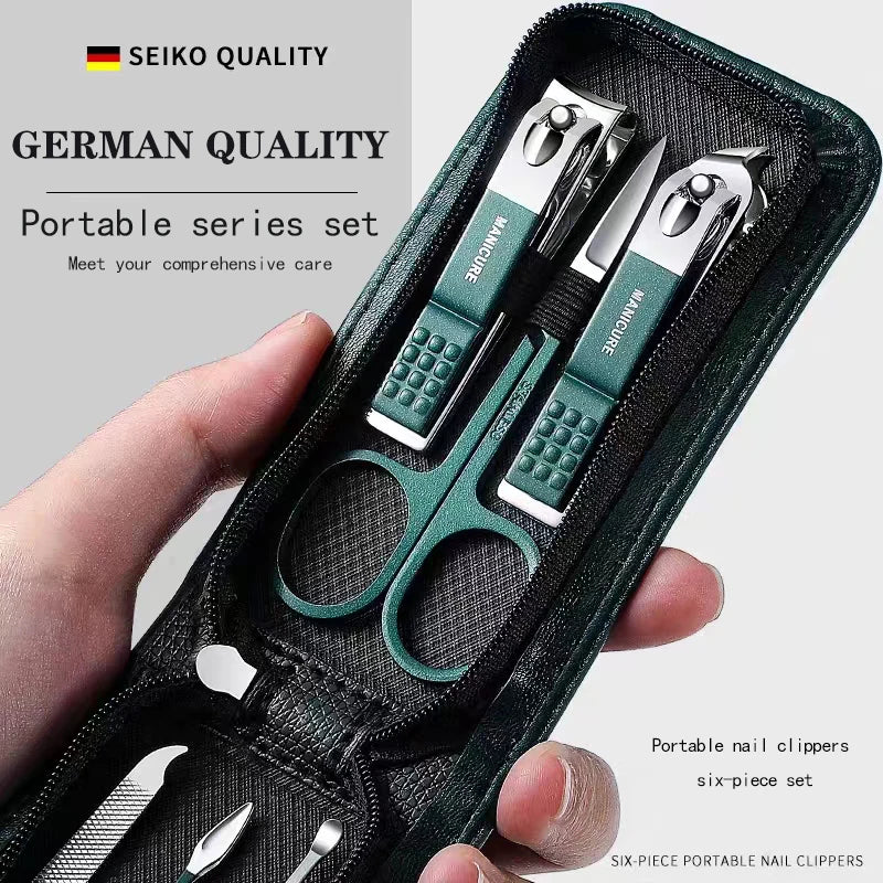 Nail Scissors Set Household High End Mens And Womens Special Nail Clippers  6 Piece Portable Household