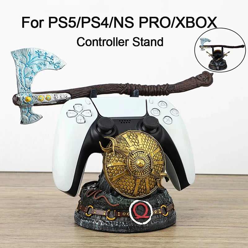 New God Of War Game Controller Creative Stand Unique Gamepad Stand Desktop Decoration Game Accessory
