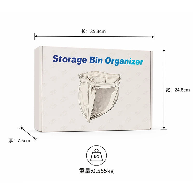 Sea-Doo 295100835 Front Storage Bin Organizer OEM Replacement Bag for RXT RXT-X GTX Wake Pro Fish Pro – Breathable Mesh Storage