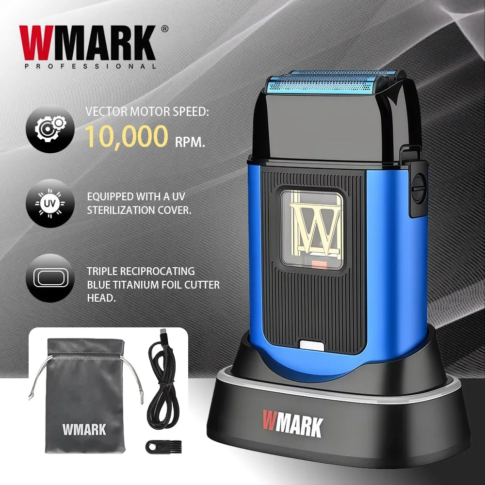 WMARK Professional Clippers DLC Blade Hair Trimmer Electric Shaver 10000RPM W-Maglev Motor Clipper for Men NG-X1 NG-XS1 NG-XT1