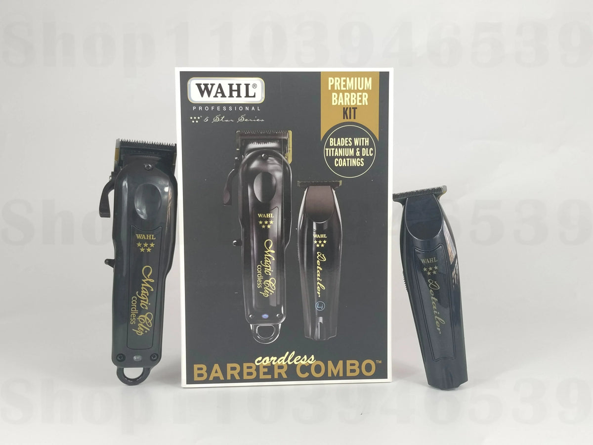 Original WAHL 3025397 Professional 5-Star Series Cordless Barber Combo Includes 5-Star Black Magic Clip & 5-Star
