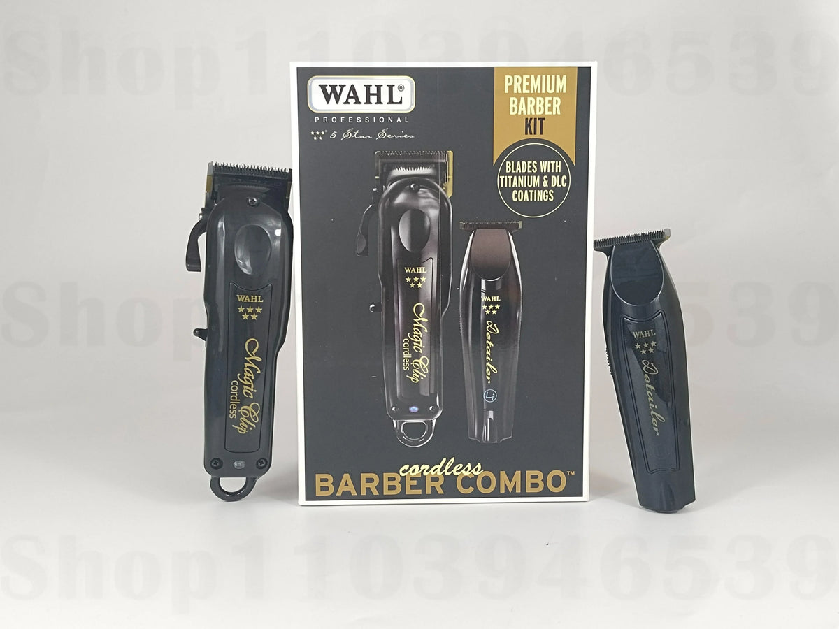 Original WAHL 3025397 Professional 5-Star Series Cordless Barber Combo Includes 5-Star Black Magic Clip & 5-Star