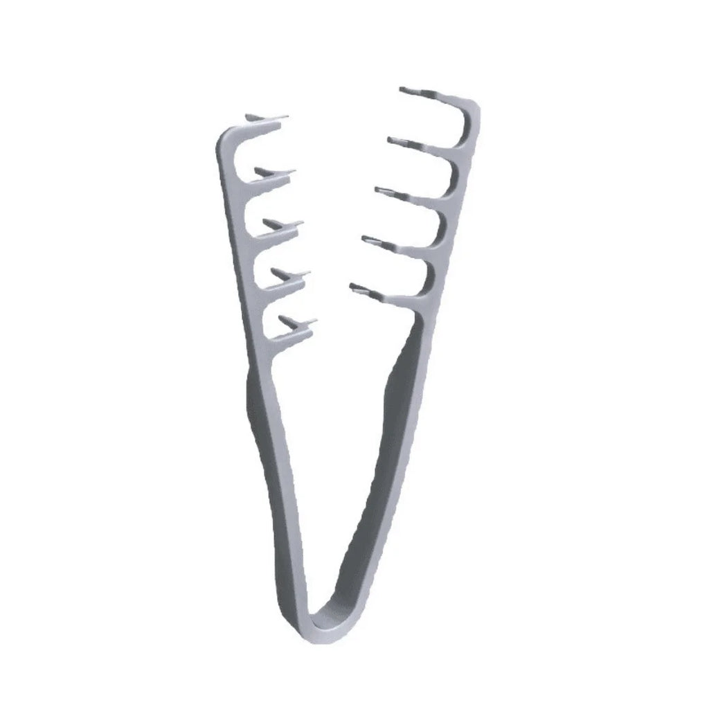 Men Fluffy Hair Styling Comb V‑Shape Texture Modeling Hair Gripper Clip DIY Hairstyle Tool For Volume Bangs Hairline Salon