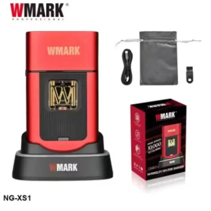 WMARK Professional Clippers DLC Blade Hair Trimmer Electric Shaver 10000RPM W-Maglev Motor Clipper for Men NG-X1 NG-XS1 NG-XT1