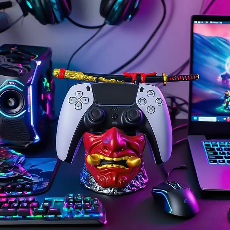 New God Of War Game Controller Creative Stand Unique Gamepad Stand Desktop Decoration Game Accessory