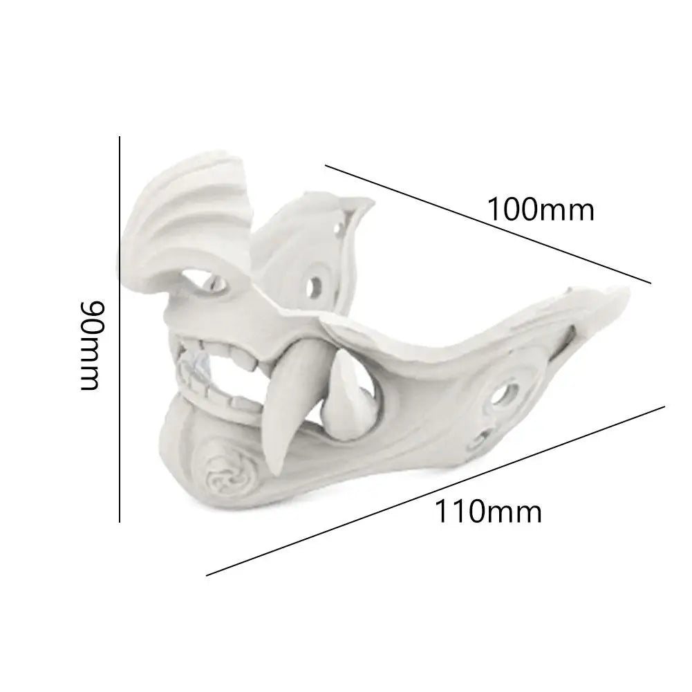 3D Printing Game Controller Base For PS5 Samurai Ghost Mask Handle Bracket Desktop Display Stand Game Console ComputerDecoration