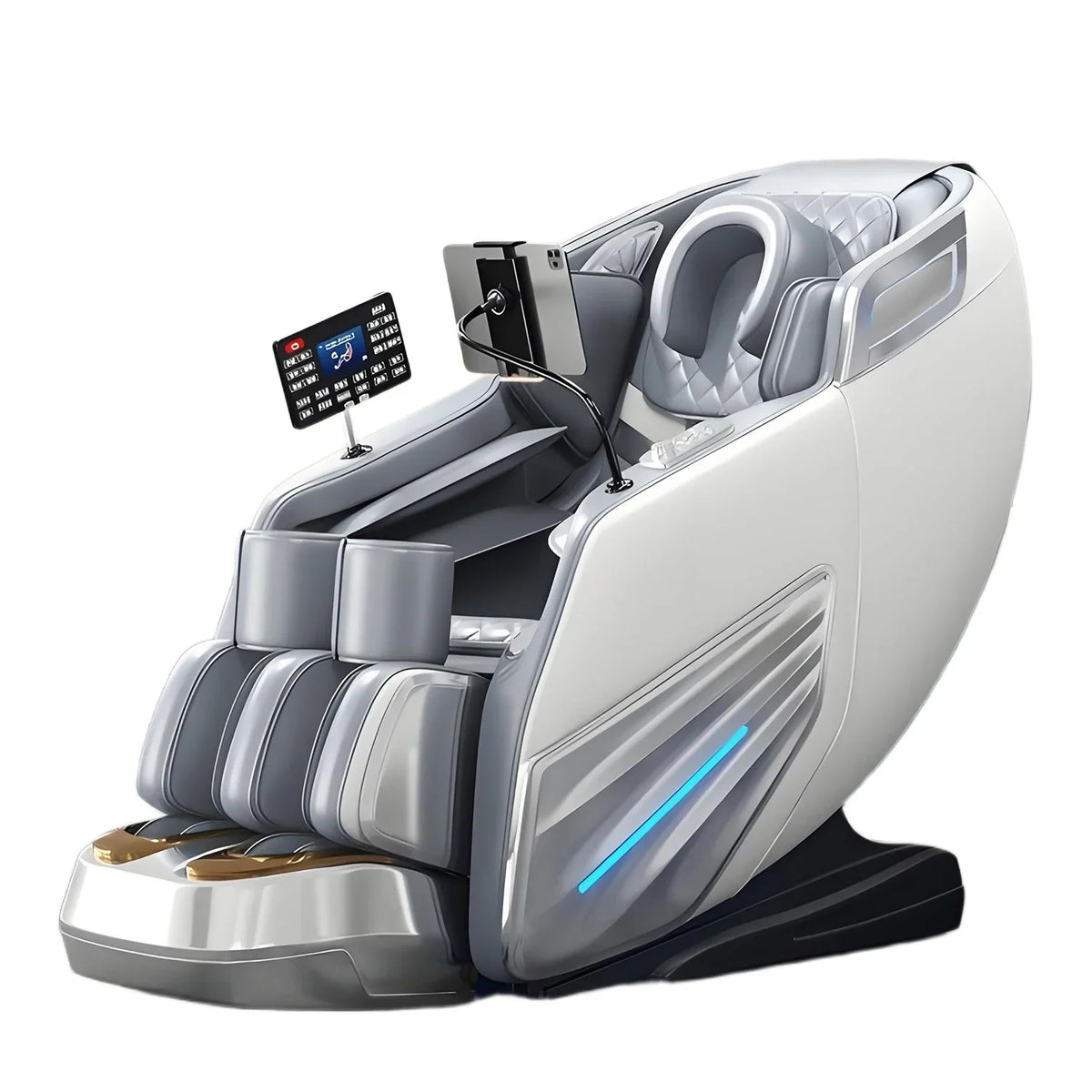 6D AUTO Massage Chair Full Body Massage Zero Gravity Relaxation Recliner with SL-Track Bluetooth Speaker and Heating Function