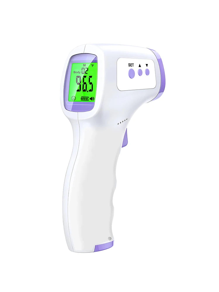 Digital Infrared Non-Contact Fever Thermometers Or Medical Portable Finger Pulse Oximeter Blood Oxygen