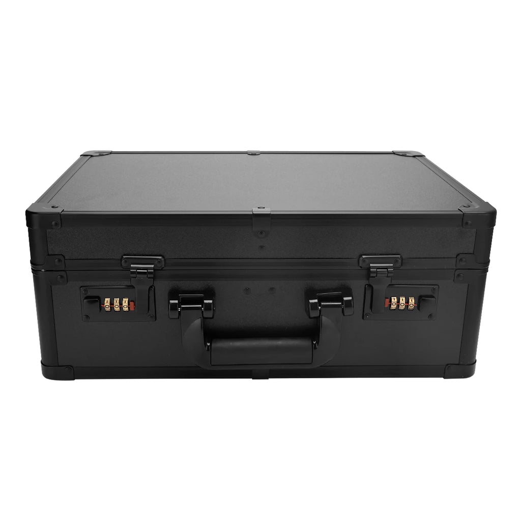 Storage Box Password Lock Aluminum Portable Suitcase Professional Hairdressing Large Capacity Salon Tool Carrying Box
