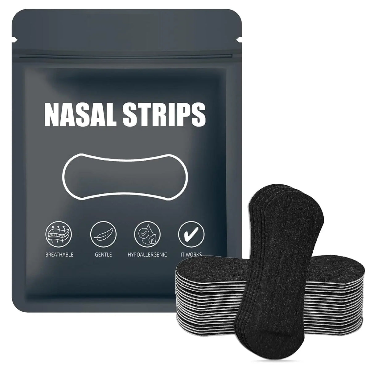 30/60/90/150 Pieces,ACCorrection Physical Expansion Breathable Nasal Patch Nasal Strips