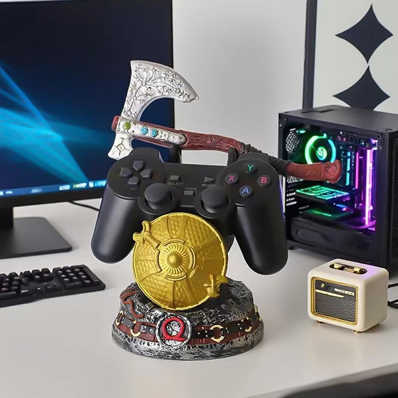 New God Of War Game Controller Creative Stand Unique Gamepad Stand Desktop Decoration Game Accessory