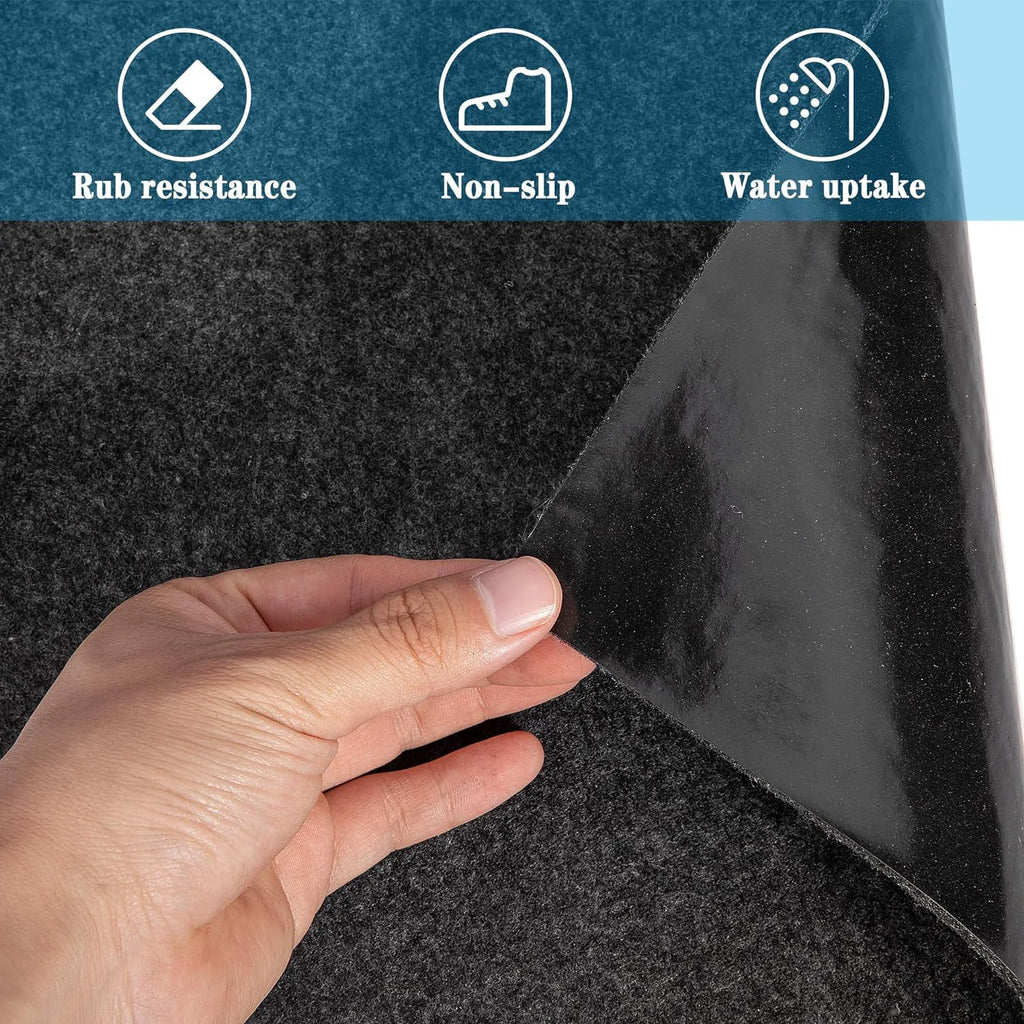 Marine Trailer Felt Double-layer with Waterproof Membrane Floor Mat Outdoor Boat Trailer Motorboat Ramp Garage Dock