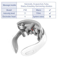 TENS Pulse Back Neck Massage Wireless Smart Sholder Cervical Massager Heating Muscle Punch Beating Care Device